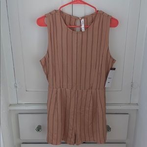 Peach RVCA romper